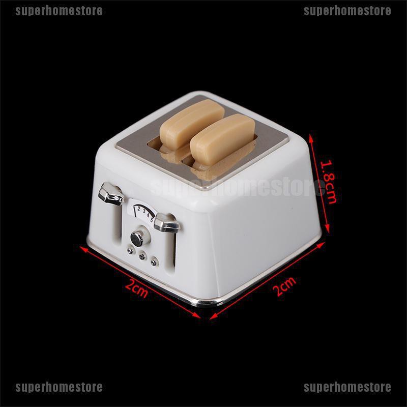 Mô Hình Máy Nướng Bánh Mì Tỉ Lệ 1 / 12 Dễ Thương Trang Trí Nhà Búp Bê