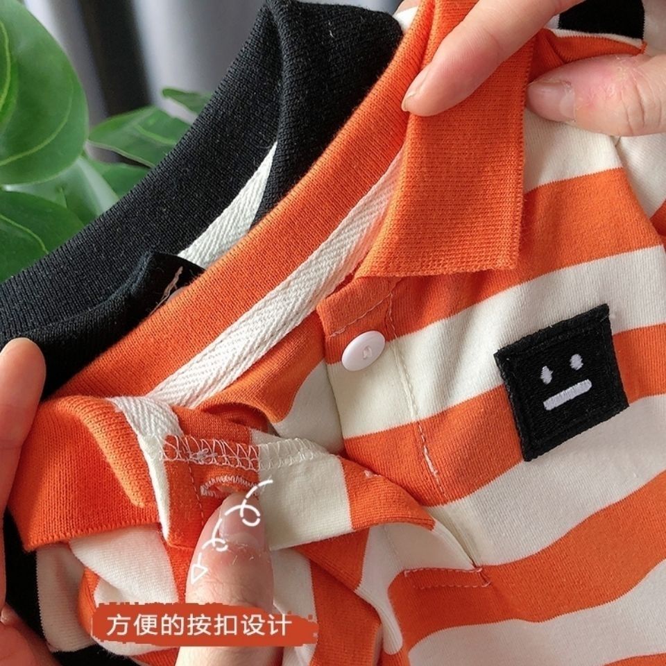 Áo Liền Quần Tay Ngắn Thời Trang Mùa Hè Cho Bé Sơ Sinh