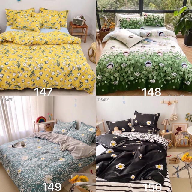 Bộ Chăn Ga Gối Cotton Poly Nhập--->> inbox chọn mẫu nhé | BigBuy360 - bigbuy360.vn