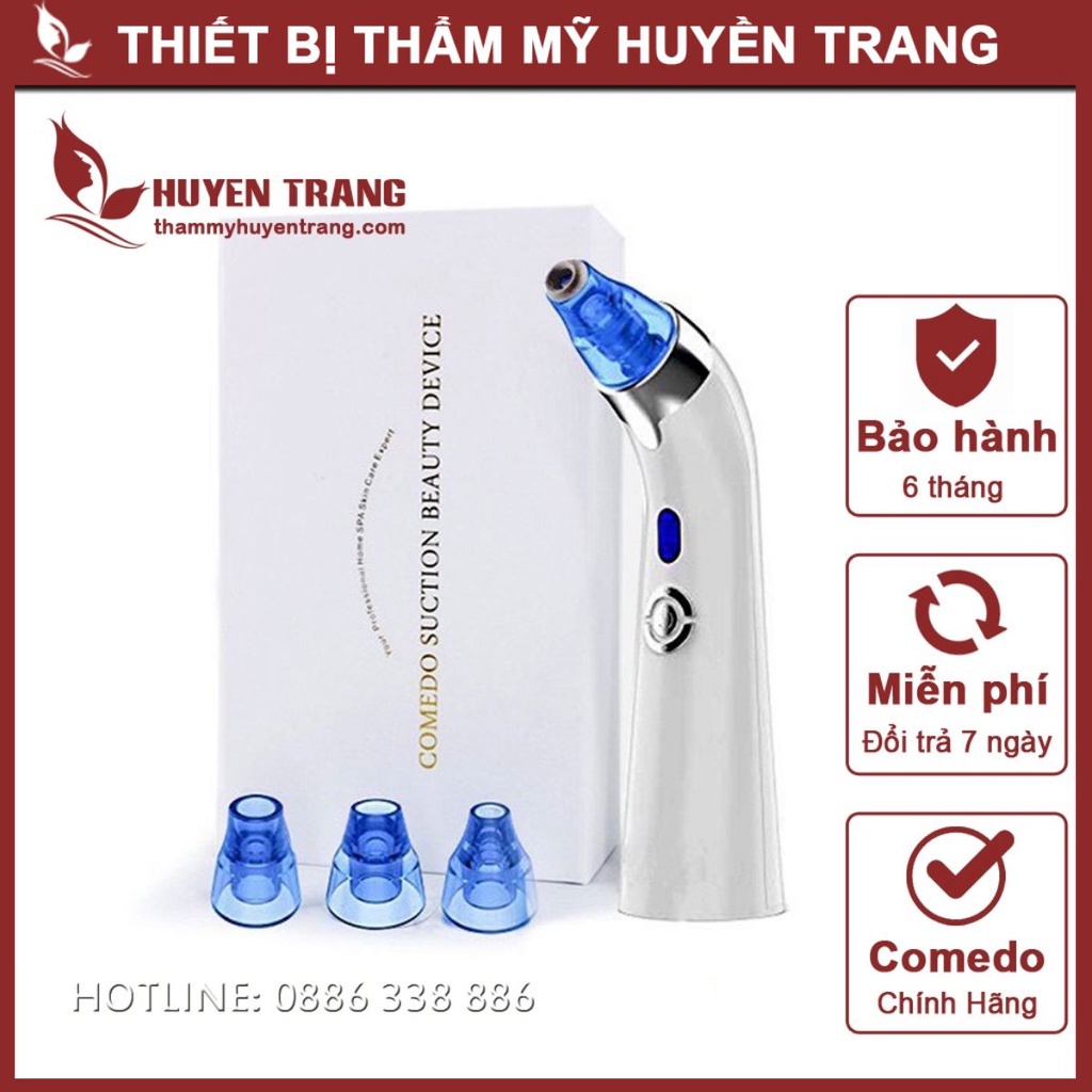 Máy Hút Mụn Mini Comedo Hàn Quốc Lực Hút Siêu Mạnh Chăm Sóc Da Mặt Tại Nhà - Thẩm Mỹ Huyền Trang