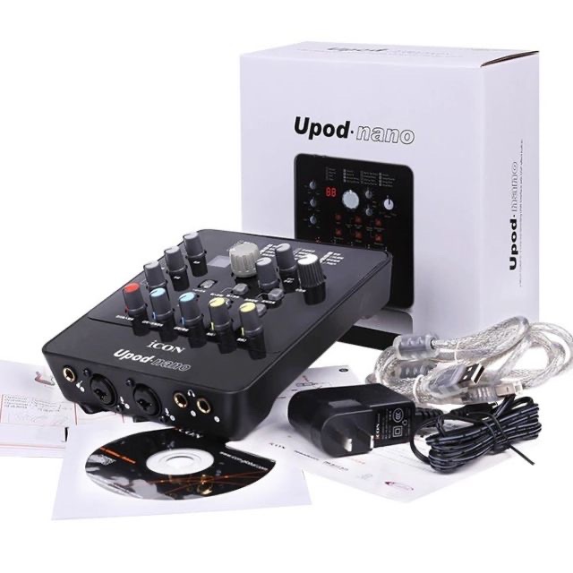 Sound Card Thu Âm Livestream ICON UPOD NANO-Bản chất lượng bảo hành 12 tháng