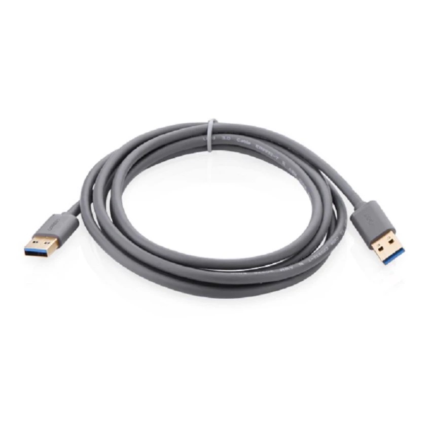 Cáp USB 2 đầu đực 3.0, mạ vàng Ugreen 0.5M