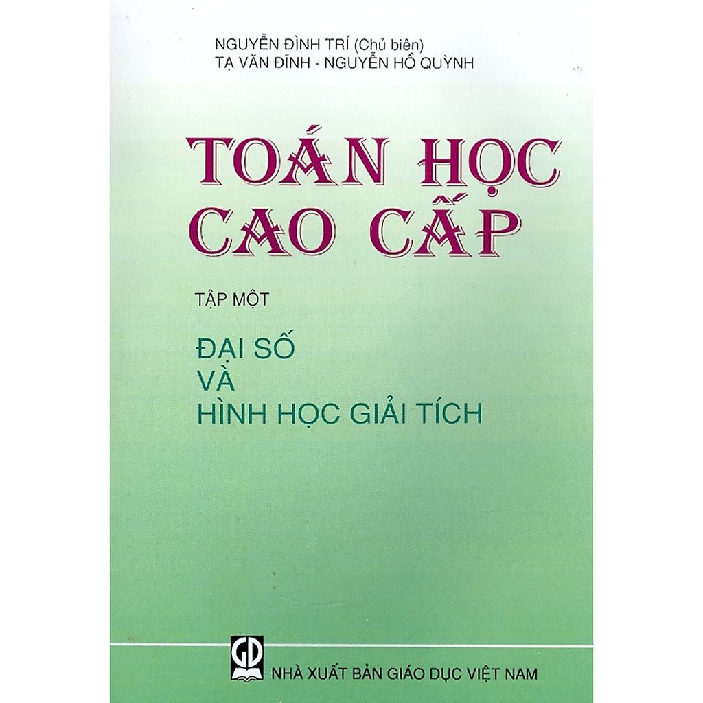 Sách - Combo Toán Cao Cấp Tập 1 + Tập 2