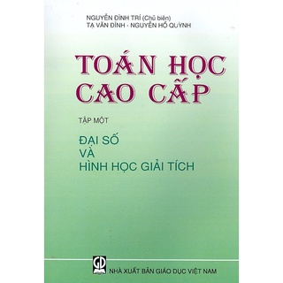 Sách - Combo Toán Cao Cấp Tập 1 + Tập 2 - Có tách lẻ