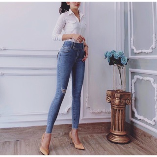 Quần Jean lưng cao hàng cao cấp lẻ = sỉ
