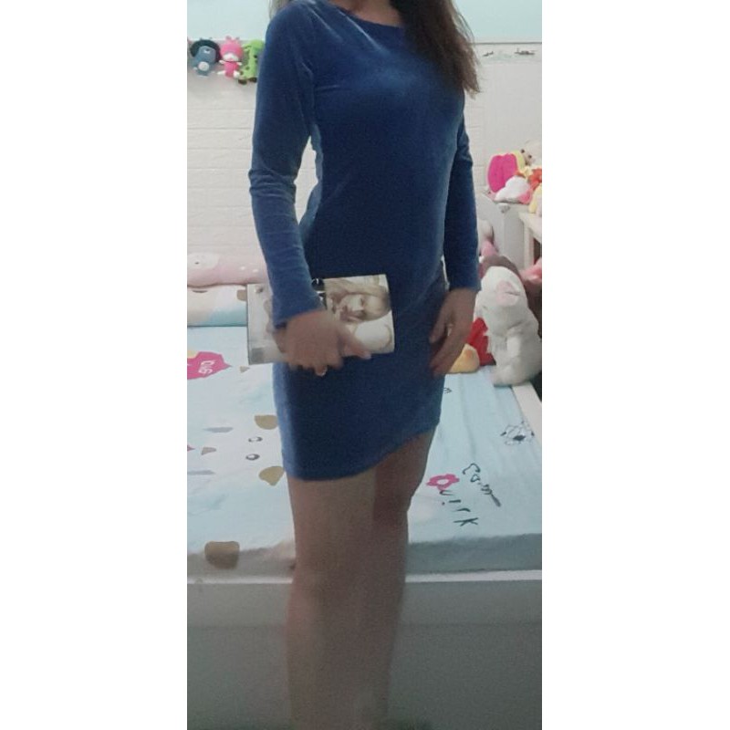 Thanh lý đầm body nhung dể thương size dưới 48kg