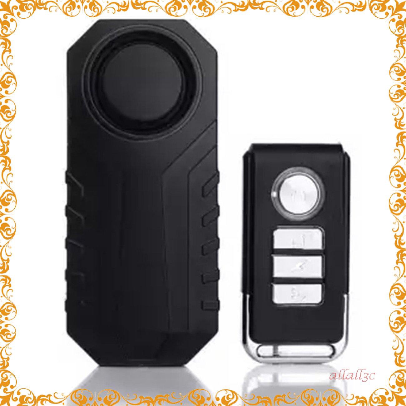 Bicycles Remote Control Alarm Adjustable Sensitivity Vibration Alarm[╭(′▽`)╭(′▽`)╯]