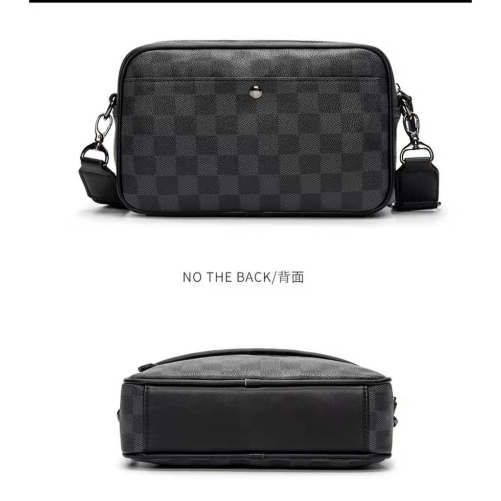 Túi Đeo Chéo Nam Thời Trang KẺ KARO DA PU