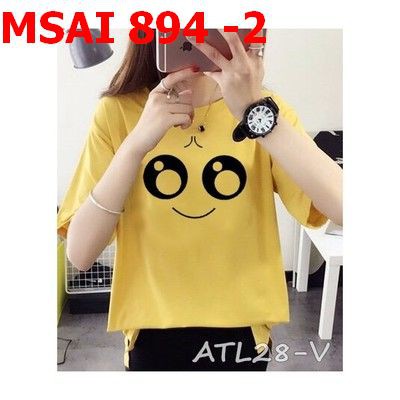 Áo thun nữ mặt cười 894