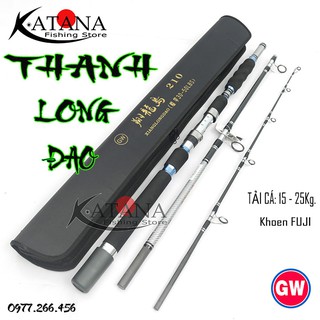Cần GW 3 khúc chuyên câu tra bè| Jig biển Khoen Fuji - THANH LONG ĐAO