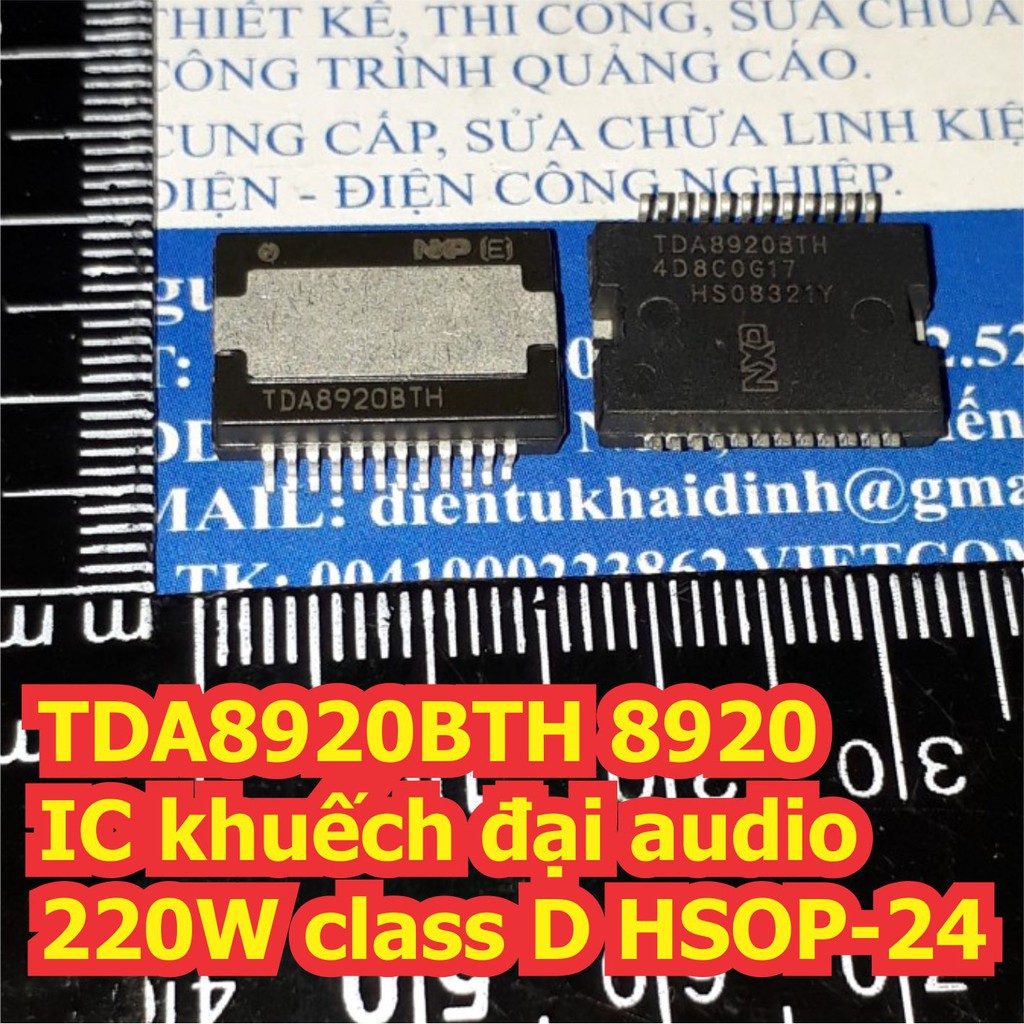 TDA8920BTH 8920 IC khuếch đại audio 220W class D HSOP-24 kde7121