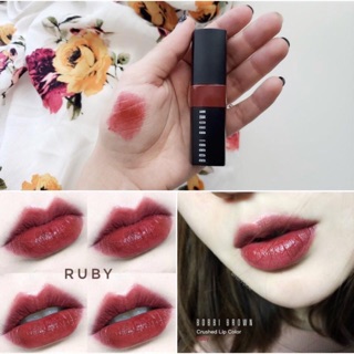 🌸 BOBBI BROWN 🌸 Son Bobbi Brown Crushed Lipstick minisize Ruby, Babe