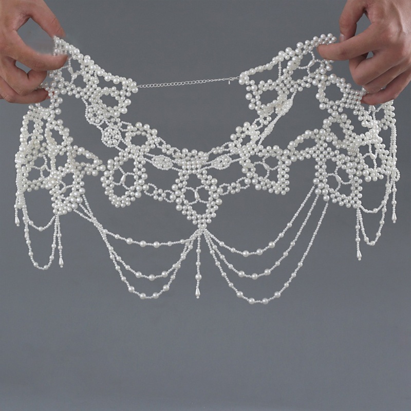 Vòng cổ Choker Đính Ngọc Trai Nhân Tạo Phong Cách Cổ Điển Thời Trang Cho Nữ