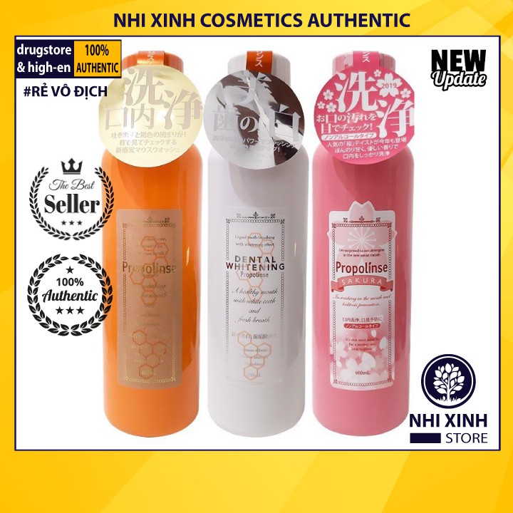 [Nội Địa Nhật] Nước Xúc Miệng Propolinse 600ml