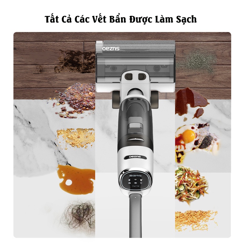 [Tặng Kèm Máy Hút Bụi Giường] Máy Hút Bụi Lau Sàn Rulax, Model T7/T9 Tự Động Giặt Giẻ Lau, Pin 4400mAh (Công Suất 250W)