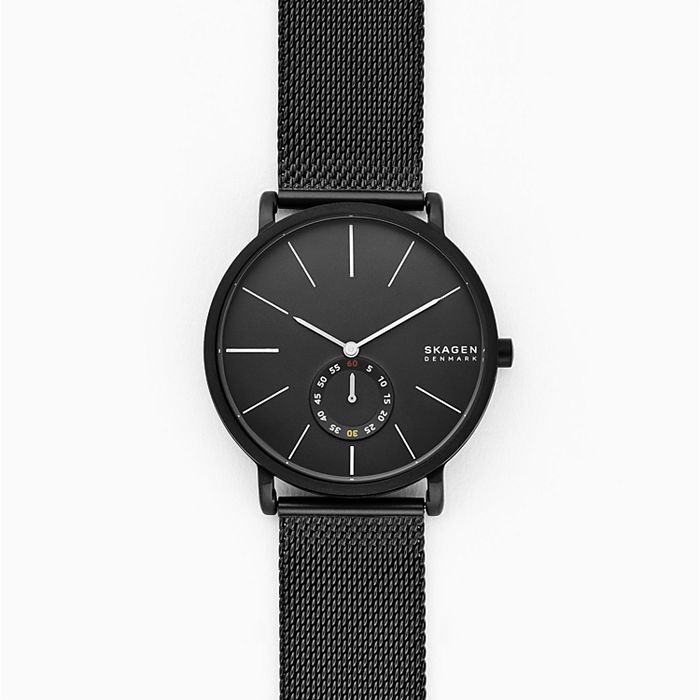 Đồng hồ nam hiệu SKAGEN dây thép đen size mặt 40mm