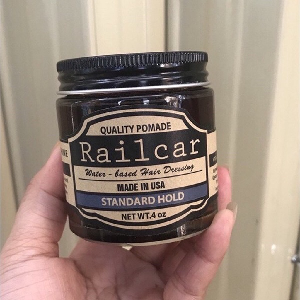 Wax Vuốt Tóc Railcar Quality Pomade 100ml - Tạo Nếp Siêu Tốc, Kiểm Soát Độ Ẩm Vượt Trội