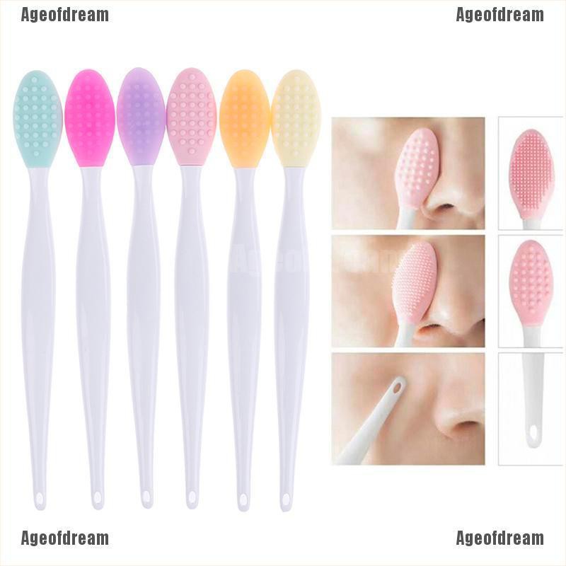 Bàn Chải silicone Làm Sạch Da Chết / Mụn Đầu Đen / Lỗ Chân Lông