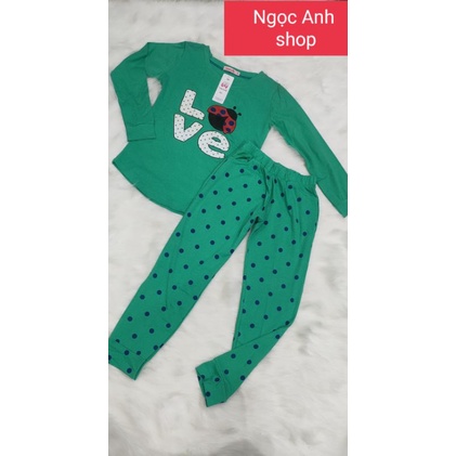 Bộ tay dài quần dài thun cotton 100% sale