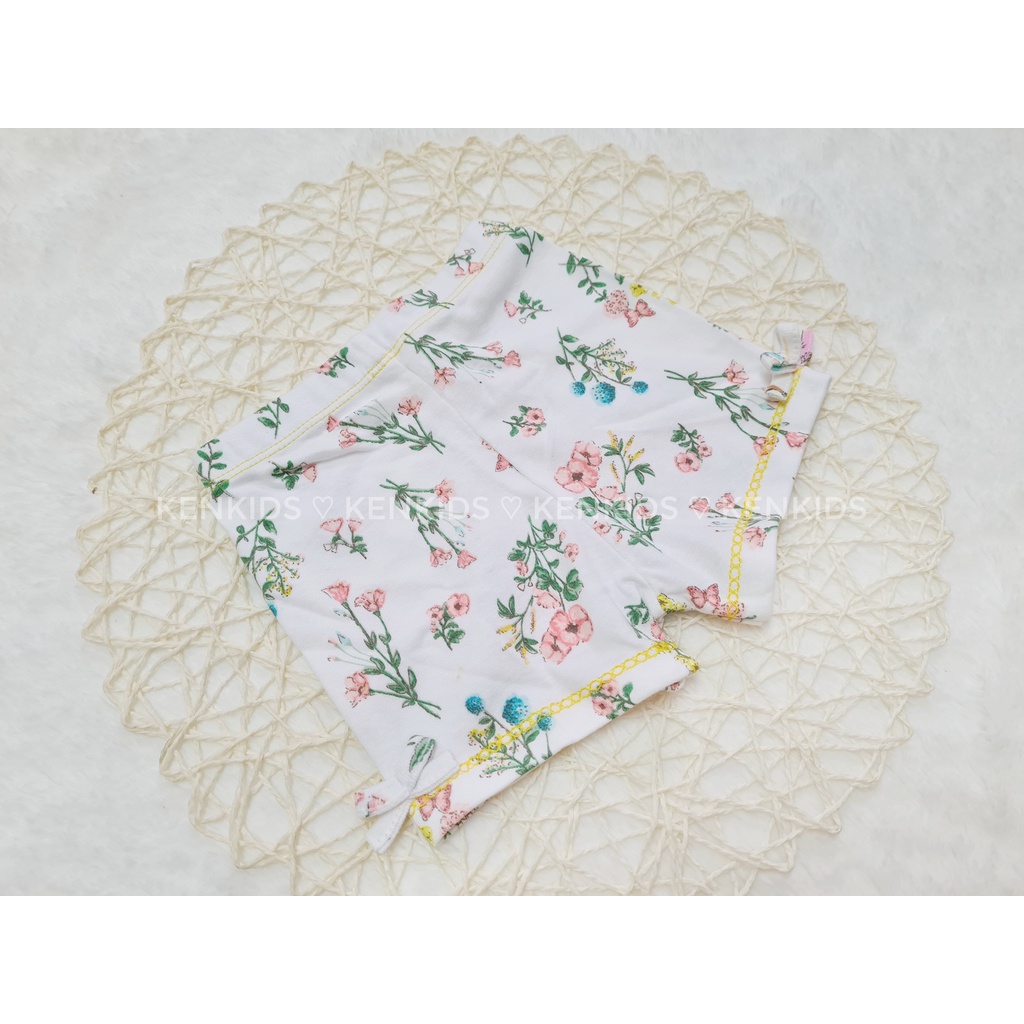 Quần Short / quần đùi thun phối nơ cho bé gái BABY WEAR (0-12 tháng)