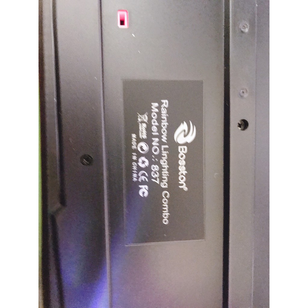 Bộ Phím chuột NEW Bosston 837 8350 Giả Cơ led new