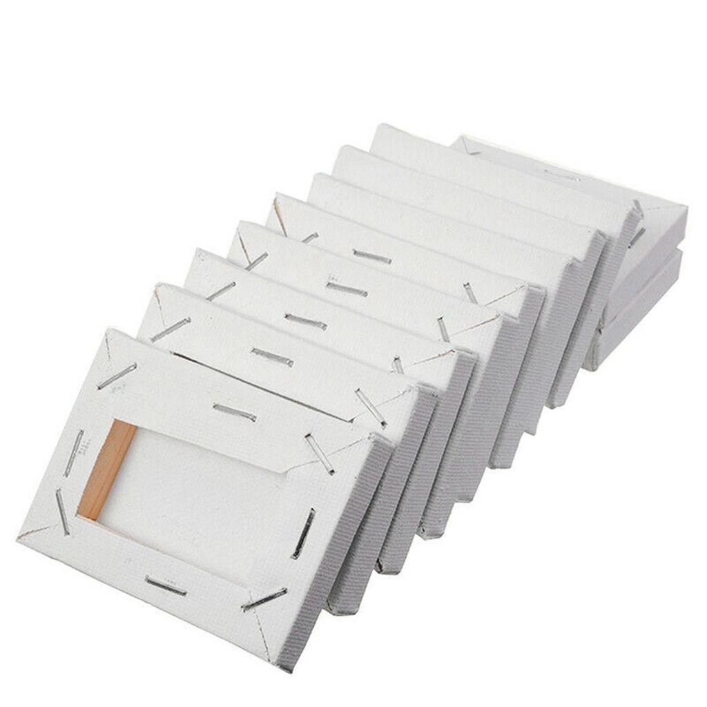 Set 10 Khung Gỗ Màu Trắng Dùng Cho Họa Sĩ