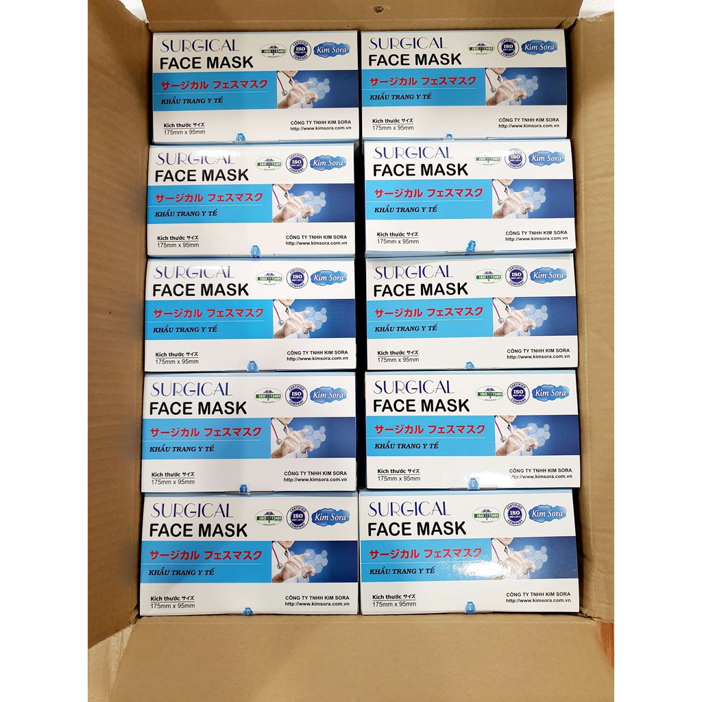 Khẩu trang y tế 3 lớp Kim Sora [Hàng xuất Nhật] | BigBuy360 - bigbuy360.vn