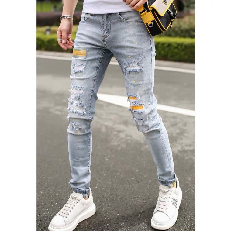 Quần Jean Nam - Quần Bò Nam co dãn ôm form tôn dáng chuẩn, quần jean thời trang cao cấp nam Muradfashion mẫu NT504