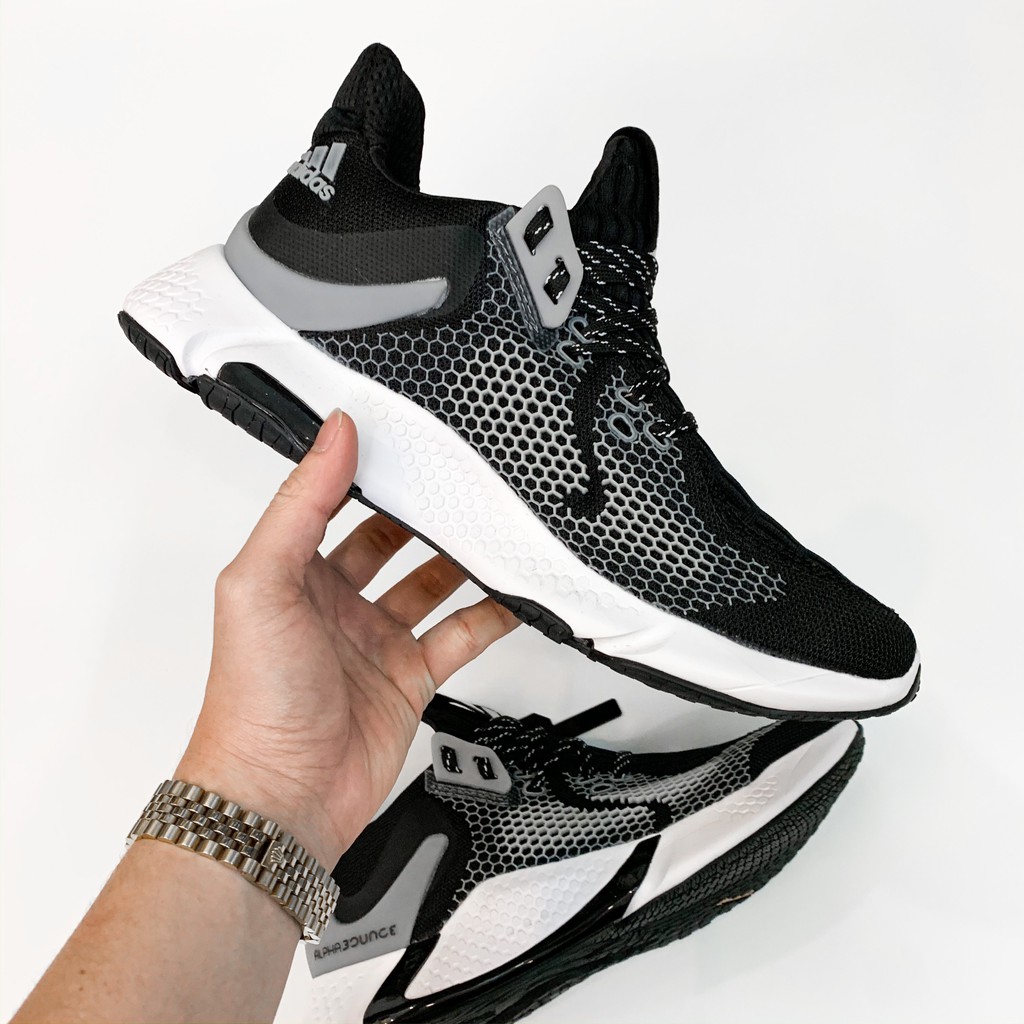 Giày sneaker nam⚜️𝑭𝑹𝑬𝑬𝑺𝑯𝑰𝑷⚜️Giảm 50K Khi Nhập Mã [GIAY050K] - Giày AlphaBounce Instinct M màu [Đen Trắng]