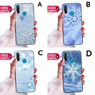 ỐP LƯNG DẺO REALME C3 – C3I HÌNH NỀN HOA TUYẾT MÙA ĐÔNG LẠNH GIÁ