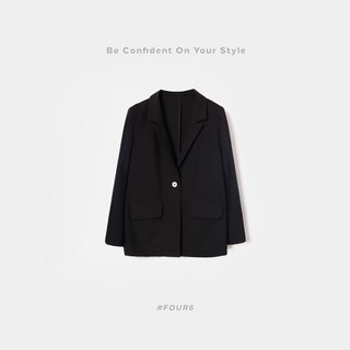 [FOUR6] Áo khoác Blazers nữ 1 lớp kiểu dáng trẻ trung