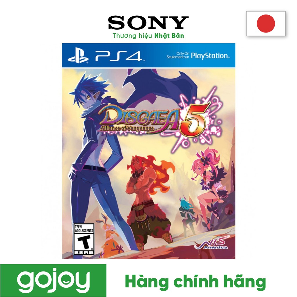 Đĩa Game SONY PS4 DISGAEA 5: ALLIANCE OF VENGEANCE PCAS-00041 - Không bảo hành