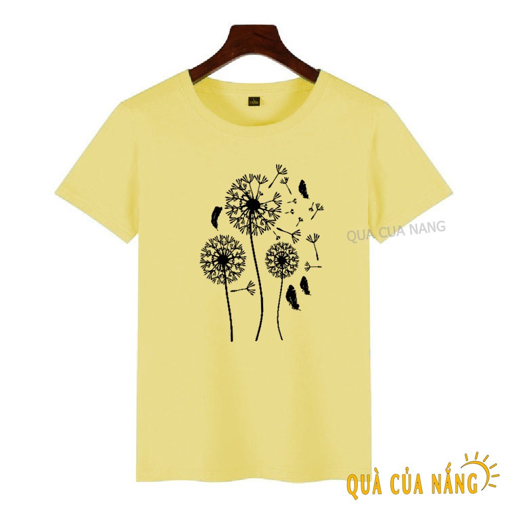 Áo Thun Nữ Tay Ngắn Lá Bồ Công Anh May Mắn AT-025 | BigBuy360 - bigbuy360.vn