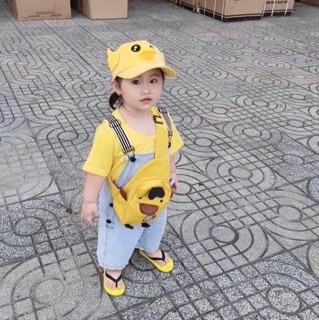 COMBO Túi, Mũ Vịt Vàng Cho Bé