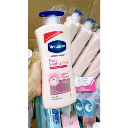 Kem Dưỡng Da ❤ RẺ VÔ ĐỊCH ❤ Sữa Dưỡng Thể Vaseline 725ml, nguyên liệu, công thức làm kem trộn trắng da body