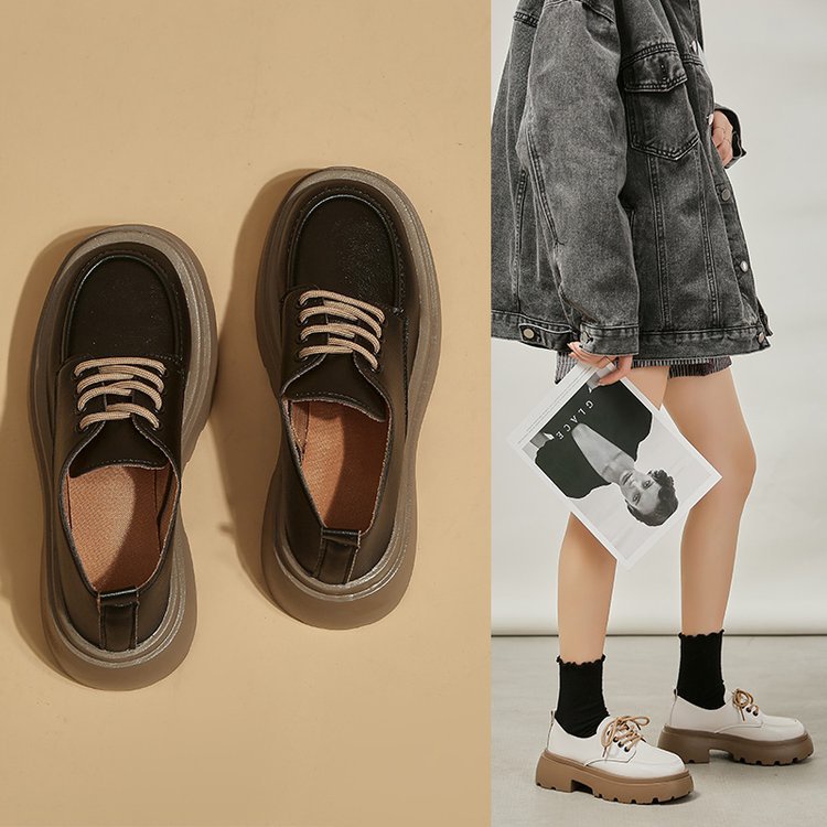 Giày sneaker nữ oxford phong cách học sinh độn đế 6cm thời trang ulzzang Hàn Quốc siêu Hot TH-93