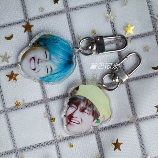 (Sẵn) Móc khoá BTS V Fan art (Hàn)