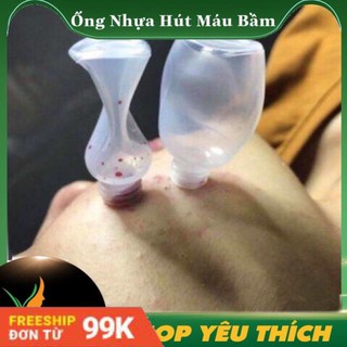 10 Ống Nhựa Hút Máu Bầm có nắp