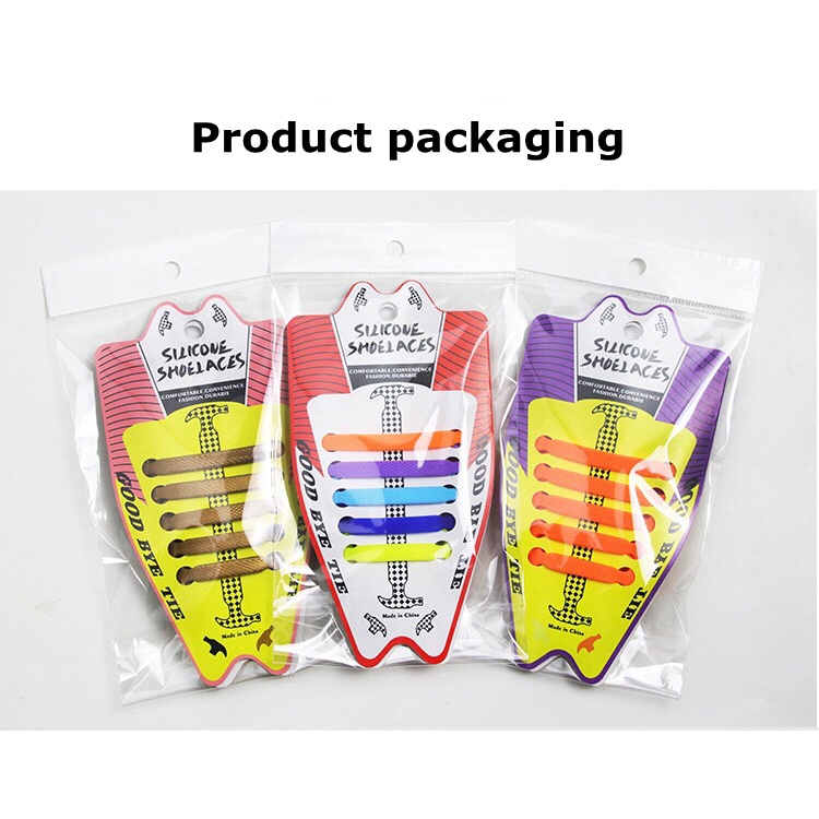 Set 10 Dây Giày Silicone Co Giãn Tiện Lợi