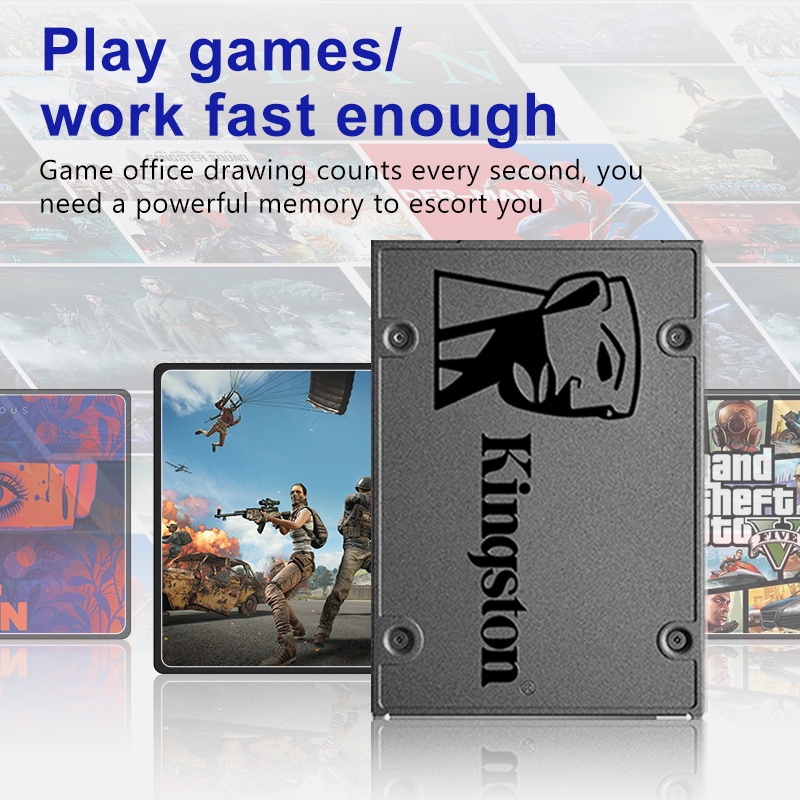 Ổ Đĩa Kingston Ssd 2.5” 3.0 (6GB/s) Dung Lượng 60gb 120gb 240gb 480gb Hd Chất Lượng Cao | BigBuy360 - bigbuy360.vn