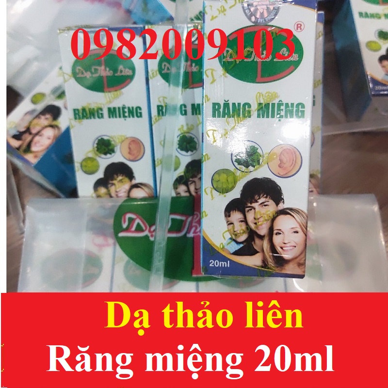 Tinh dầu răng miệng Dạ Thảo Liên 20ml . Hết sâu răng, hôi miệng, nấm lưỡi, nấm tai ,nhiệt miệng