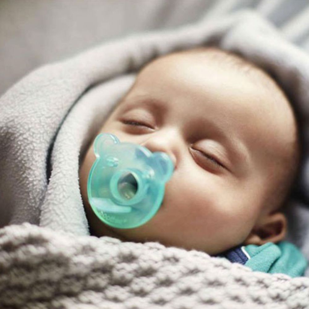 Ti giả AVENT chống vẩu hình gấu đáng yêu cho bé trên 3 tháng tuổi