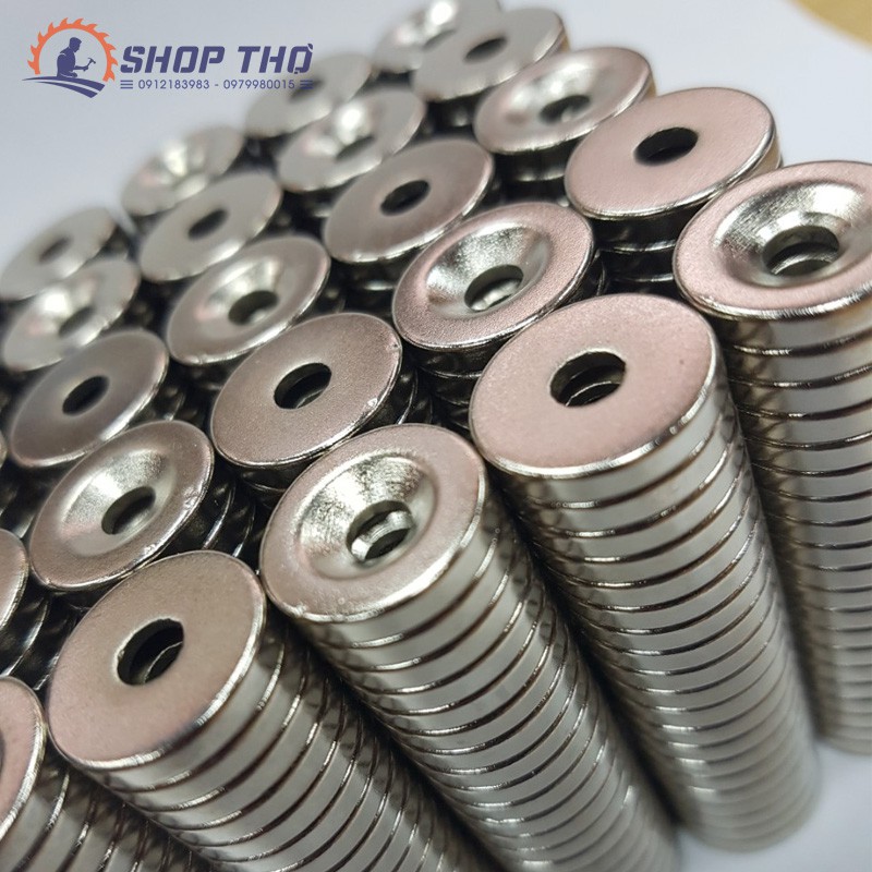Nam châm tròn Phi 15x3mm