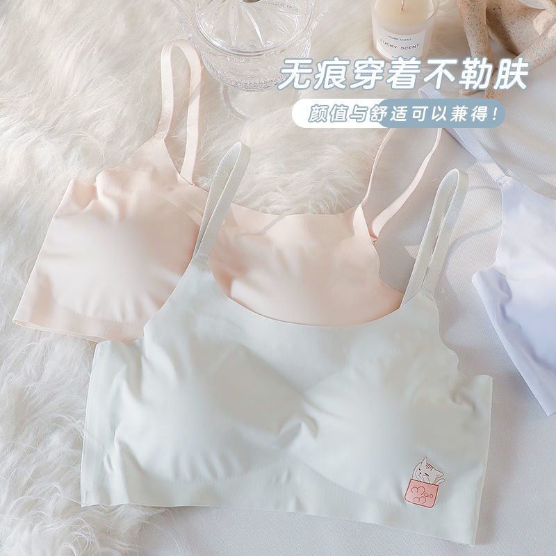 Áo Lót Hai Dây Vải Mỏng Thời Trang Mùa Hè Cho Bé Gái Tuổi Dậy Thì