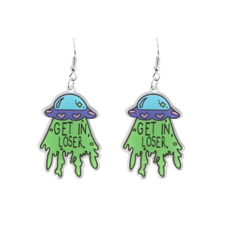 Khuyên Tai Thả Tàu Không Gian Hóa Trang Halloween Cho Nữ