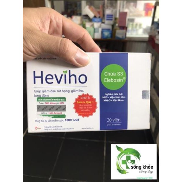 Heviho- giảm ho, long đờm hiệu quả cho bé và người lớn,giúp giảm đau rát họng do viêm đường hô hấp trên