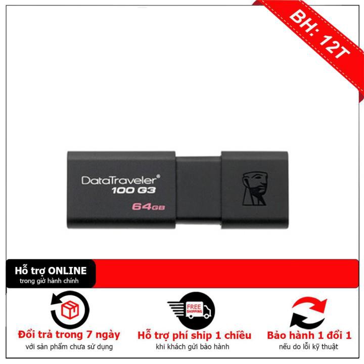 [BH12TH] [Mã ELFLASH3 hoàn 10K xu đơn 20K] USB 32G/64G Kingston 3.0 | BigBuy360 - bigbuy360.vn