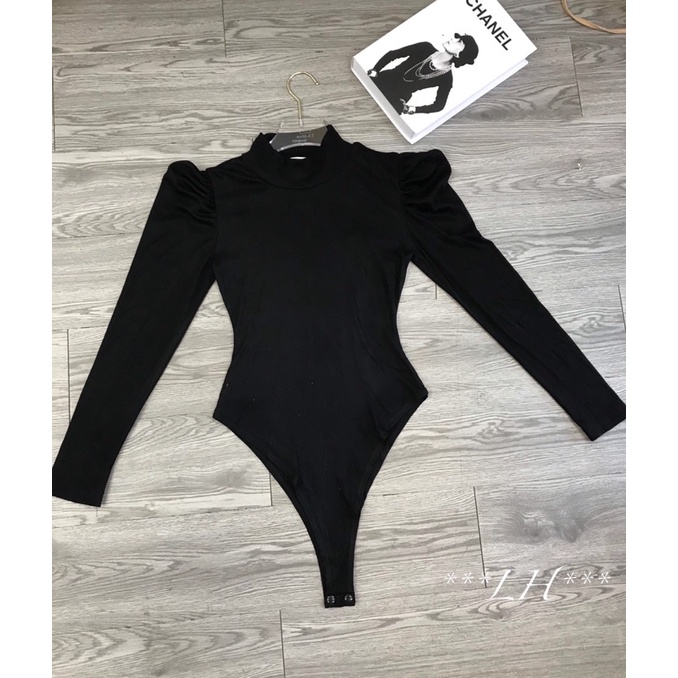 Áo bodysuit tay bồng