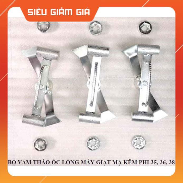 Bộ Vam tháo ốc lồng máy giặt mạ kẽm (Ốc phi 35, 36, 38)