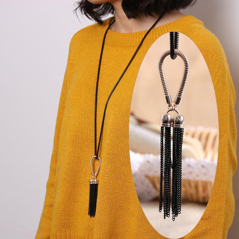 SUMU Vòng cổ Dáng Dài Thời Trang Mùa Đông Ấm Áp